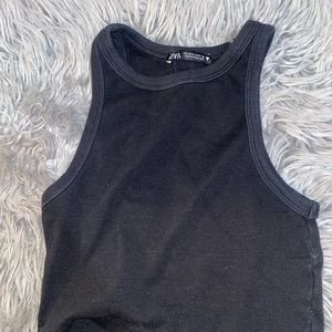 black Zara tank top
